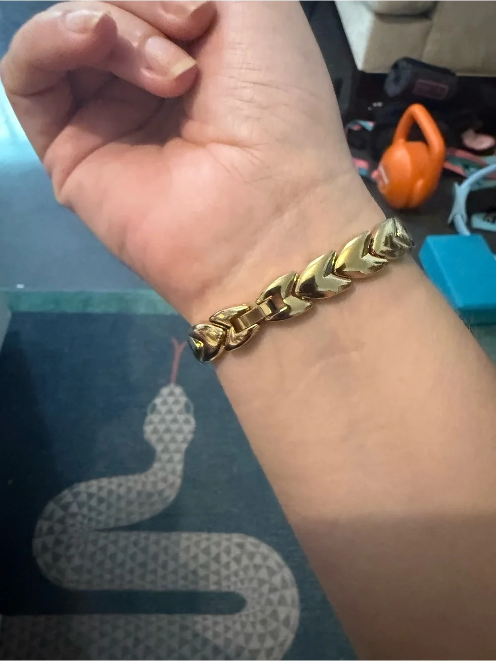 Gold-Tone Women’s Bracelet Watch - needs battery